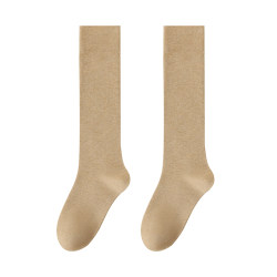 Calf socks for women spring and autumn pure cotton summer thin mid-calf socks pressure slimming micro-pressure Japanese jk black stockings