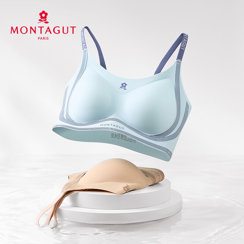 Montagut/Montagut [2 Pieces] Three-Stage Special Underwear for Women, Girls' Bras for Middle School, High School, and College Students