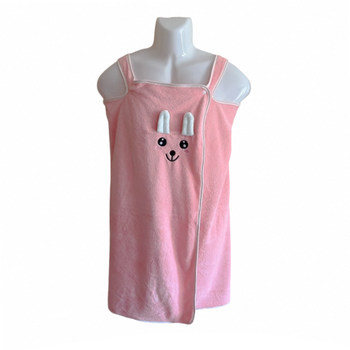 Household bath towel wearable yu'e coral velvet cartoon children