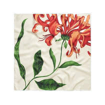 TOTEME womens 24 autumn and winter new printed honeysuckle pattern mulberry silk scarf scarf