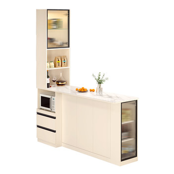 Cream style slate bar sideboard partition cabinet