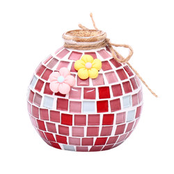 Mosaic vase handmade diy material package parent-child team building warm-up Mother's Day event gift