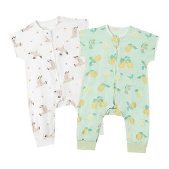 Nido bear ຖົງນອນເດັກນ້ອຍ summer ເດັກນ້ອຍ anti-kick quilt ສັ້ນໄມ້ໄຜ່ຝ້າຍ gauze ຖົງນອນເດັກນ້ອຍ