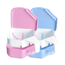 (Self-operated) Japan imported braces cleaning storage box childrens orthodontic orthodontic retainer cleaning