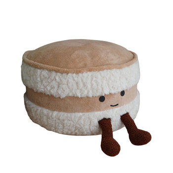 Cute bread sitting pouf living room tatami futon detachable footstool changing shoes and stool parent-child homestay decorative stool
