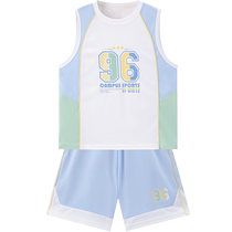 Minipeace – vêtements pour enfants combinaison de sport pour garçons gilet de basket-ball short ensemble deux pièces en maille respirante été