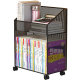Mobile bookshelf shelf floor-standing book storage desk