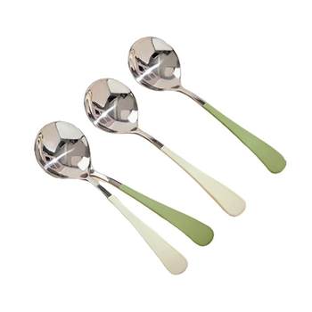 The beautiful macron spoon in the ink color home