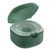 Pacifier storage box for baby to go out with chewing gum to prevent chain drop small mushroom dust-proof box with lid and can be sterilized