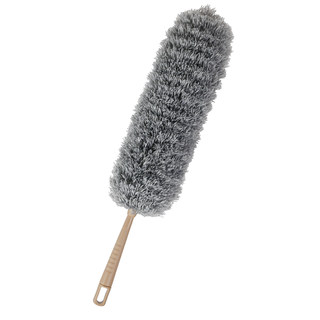 Feather duster sweeping dust and household retractable curved electrostatic adsorption can not lose hair bed bottom gap cleaning artifact