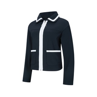 RAPIDO雳霹道 秋冬女士短款小香风翻领运动休闲时尚简约夹克外套