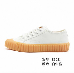 大孚飞跃男女鞋饼干鞋春季新款厚底小白鞋时尚韩版街拍潮鞋8328
