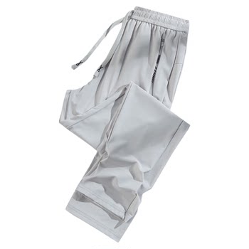 Xuefeng wolf print sun protection pants women's 2026 summer quick-drying breathable lightweight sports pants loose cool ice silk pants men's