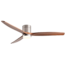 60-inch strong wind solid wood ceiling fan light living room dining room fan light 2024 new household ceiling electric fan light