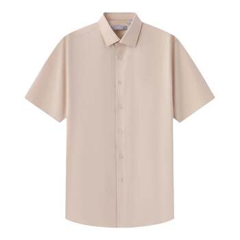 Goldlion summer cool and breathable men's shirt stretch modal short-sleeved shirt for men