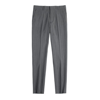 Pants ຜູ້ຊາຍ summer ຄົນອັບເດດ: striped business trousers casual slim-fitting pants ພາສາເກົາຫຼີຂອງໄວຫນຸ່ມ trousers ຜູ້ຊາຍ trendy