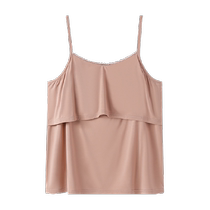 YEEHOO British Modal Maternity Vest Nursing Bra Postpartum Breastfeeding Summer Thin Lace Suspender