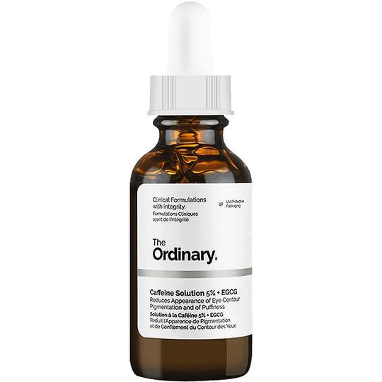 The Ordinary 5% Caffeine Eye Essence Firms Fine Lines and Diminishes Dark Circles 30ml