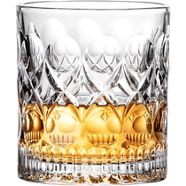 Whiskey glass crystal cocktail glass drinking brandy Internet celebrity glass home beer glass red wine wine set