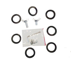Hengda Dumbbell Nut Butterfly Nut Screw Men's and Women's Fitness Equipment Accessories Non-Slip Rubber Ring Small Wrench