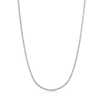 Chow sang sang white 18k gold necklace