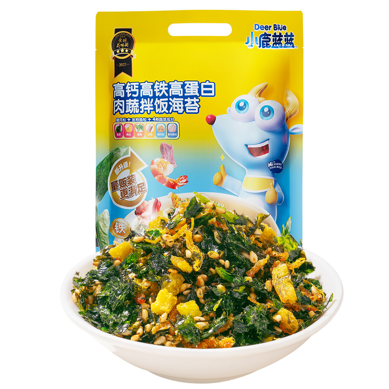 Fawn Blue High Calcium High Iron High Protein Bibimbap Seaweed