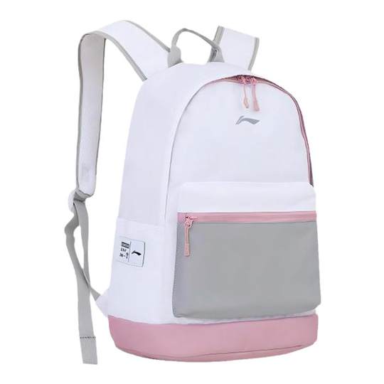 李宁双肩包书包女初中生背包高中生男大容量高颜值旅行户外骑行包