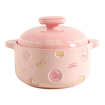Kawashimaya & Lulu Pig Collaboration: Cute Soup Pot for Home Use on Gas Stoves, Perfect as a Birthday or Housewarming Gift