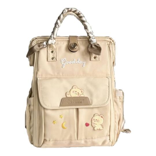 卡迪派妈咪包带娃自带diy母婴包外出轻便妈妈遛娃双肩包2025 新款