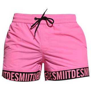 desmiit 男士宽松速干泳裤夏季潮男休闲可下水沙滩裤2分海滩短裤