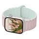Suitable for iWatch second generation three-strain silicone magnetic watch strap