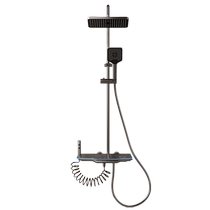 Oaks descaling shower head set household flower shower head bathroom shower rain constant temperature shower toilet 1710