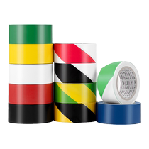 Thickened PVC warning tape black and yellow zebra crossing warning landmark stickers floor ground tape color marking tape