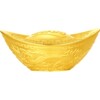 Chao Hongji Good things happen, dragon and phoenix appear auspicious, ingot gold ornaments, pure gold, wedding, three gold investment collection, dowry