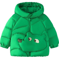 (New Years greetings jacket) Mini Balabala new winter down jacket for boys and girls baby thick warm jacket