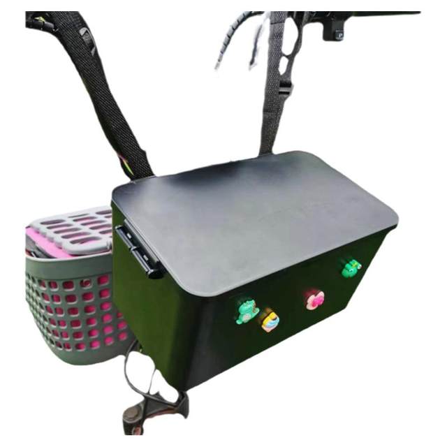 Electric car storage box with cover charger waterproof box