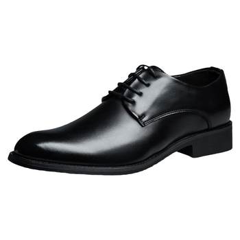 Casual leather shoes, groom's business formal wedding shoes
