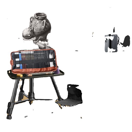 Foldable drawing board for Malley art students