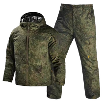 Hanye heat reflective tactical cotton jacket coat cotton trousers suit camouflage Russian cold-proof clothing warm and charge in winter