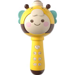 乐亲蓝牙话筒儿童无线麦克风音响一体玩具宝宝卡拉OK男孩女孩唱歌