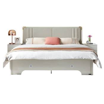 Quanyou home light luxury opel soft bag storage bed