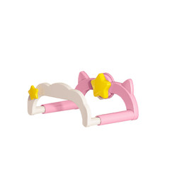 Suction Cup Cream-Colored Retractable Washbasin Rack, No-Drill Wall-Mounted Bathroom Storage Rack, Toilet Basin Organizer Hanging Rack