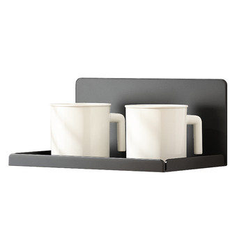 Refrigerator rack side storage magnetic suction hole-free wall-mounted water cup kitchen supplies plastic wrap storage multi-function