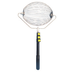 New portable tennis ball pick-up practice artifact roller-type ball pick-up basket trainer equipment retractable