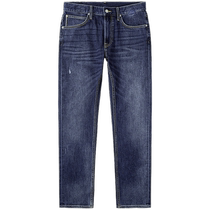 Lee shopping malls 24th early autumn new product 709 mid-waist tapered mid-blue mens jeans trendy LMB2467093XA