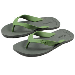 Italian wind TPR pure rubber human character drag men's wear -resistant anti -slippers Summer beacon seaside boys salmon