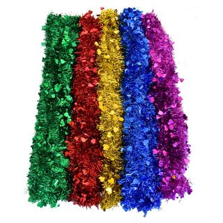 2 meters hair strips pull flower ribbon color strip New Year's Day birthday Christmas holiday pull flower wedding decoration six one layout supplies