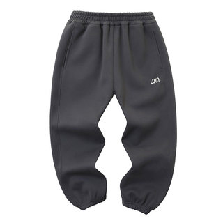 男童加绒裤子2025秋冬新款儿童运动洋气长裤男孩休闲裤中大童卫裤