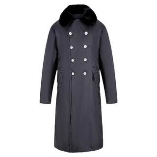 Winter extra long cotton coat windproof plus velvet thickening