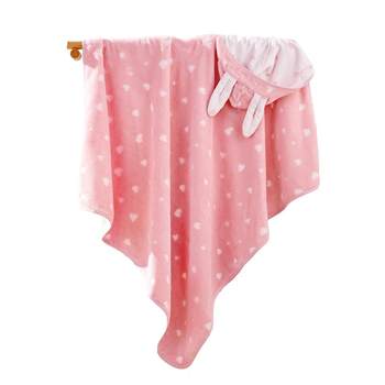 Pure cotton era newborn warm velvet bath towel to keep warm in autumn and winter